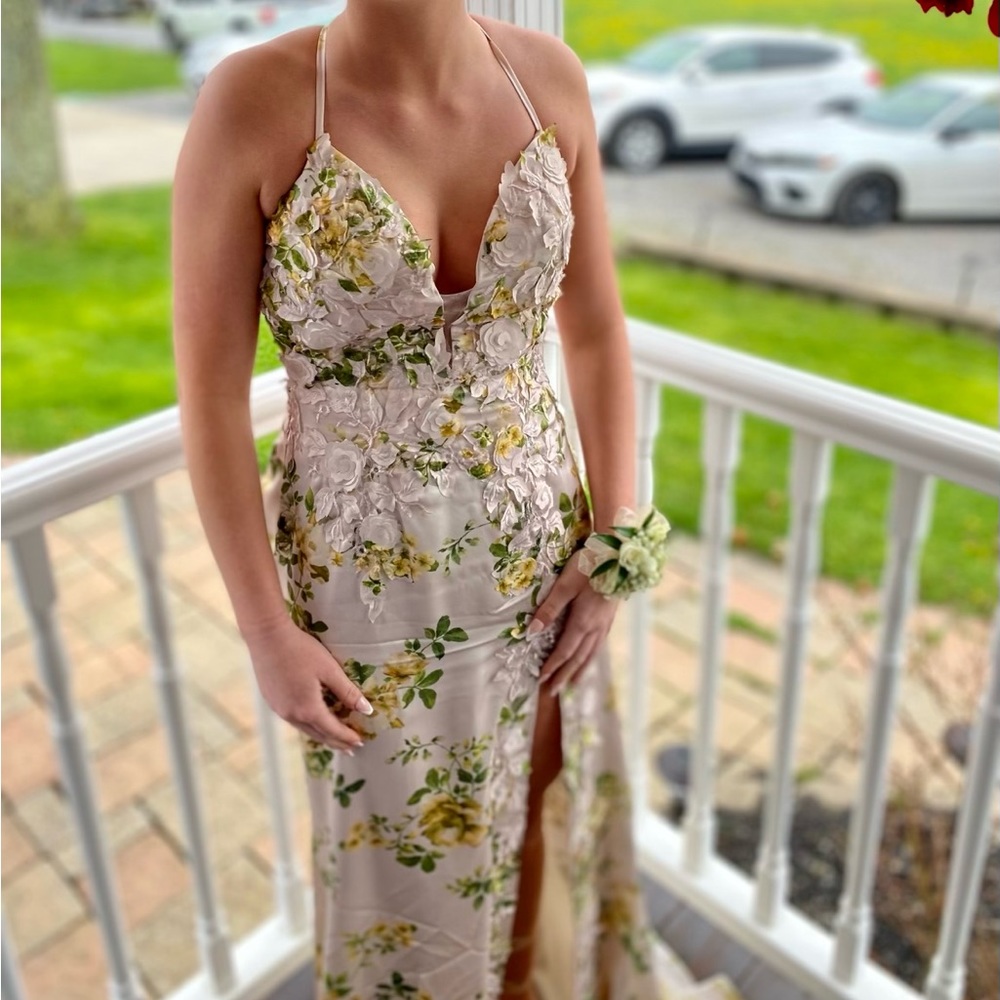Floral Jovani prom dress